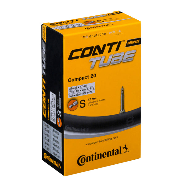 Chambre A Air Vélo 20 X 1.50-2.00 Continental Valve Presta 42 mm