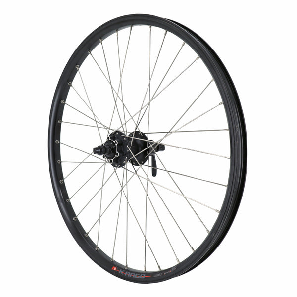 Roue VTT - Cargo - VAE - E-Bike - Longtail Disque Blocage 24" Kargo L Moyeu Shimano M475 Cassette 11-10-9V 6 Trous Noir 