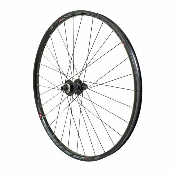 Roue VTT Disque 29" Trucky 30 Tubeless Ready Arrière Centerlock Noir Moyeu Shimano Tc500 Cassette Microspline 12V Axe Tr