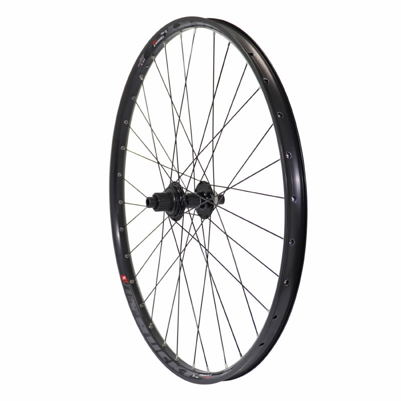 Roue VTT Disque 29" Trucky 30 Boost Tubeless Ready Arrière Centerlock Noir Moyeu Shimano Tc500 Cassette Microspline 12V 