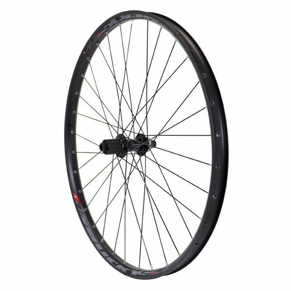 Roue VTT Disque 27.5" Trucky 30 Tubeless Ready Arrière Centerlock Noir Moyeu Shimano Tc500 11-10V Axe Traversant 12-142 