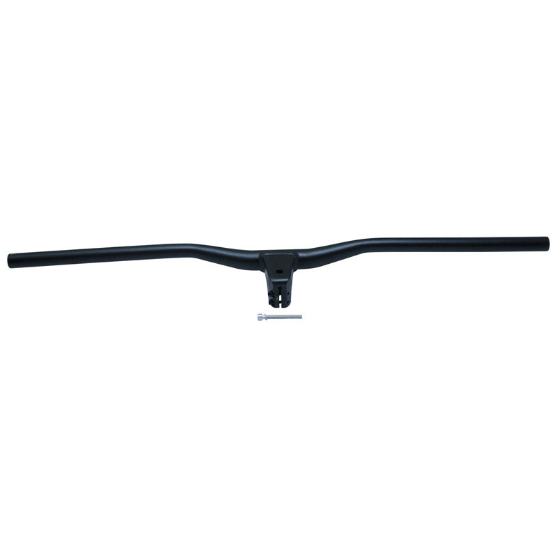 Cintre Combo VTT Demi Releve Alu Noir L 78 cm Avec Potence Intégrée Entraxe L55 mm Pour Pivot Fourche 1"1-8 (28.6 mm)