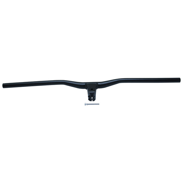 Cintre Combo VTT Demi Releve Alu Noir L 78 cm Avec Potence Intégrée Entraxe L55 mm Pour Pivot Fourche 1"1-8 (28.6 mm)
