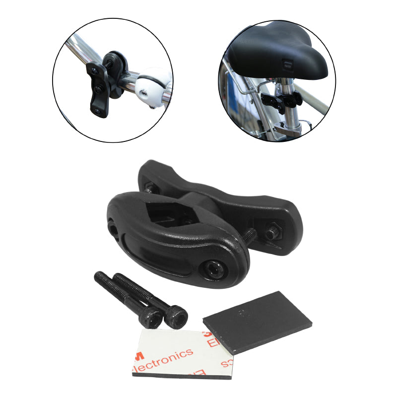 Support Pour Porte Bidon Newton Résine Noir Fixation Cintre-Potence-Tige De Selle - Compatible Diamètre 22 À 36 mm