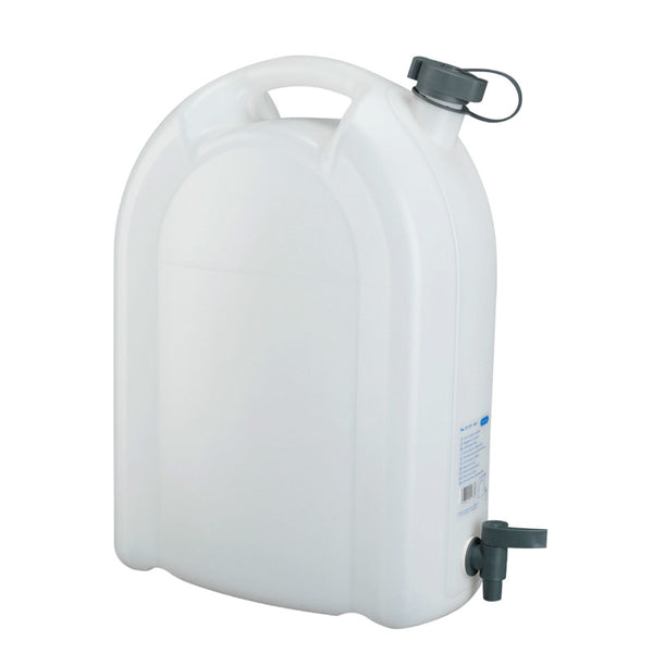 Jerrycan-Bidon Eau Pressol En Polyethylene Transparent Avec Bouchon Et Robinet 20L