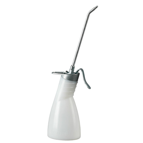 Burette Atelier Pressol En Polyethylene Transparent 500Ml Pompe En Laiton Avec Bec Rigide 165 mm Permet Un Dosage Goutte