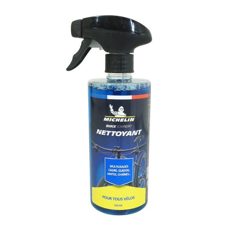 Nettoyant Vélo Multi-Usages Michelin (Cadre, Guidon, Jantes, Chaînes...) (Spray 500Ml)