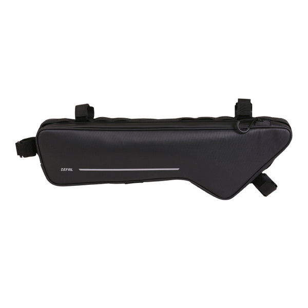 Sacoche De Cadre Vélo Zefal Z Adventure C4 4,2L Noir Fixation Velcro (500X140X65 mm)