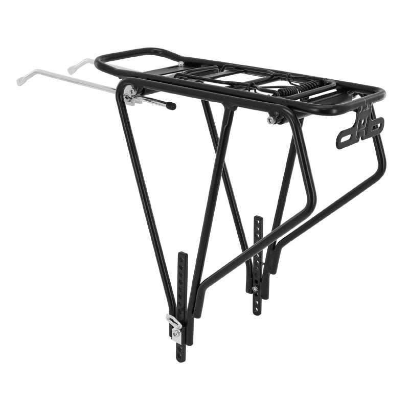 Porte Bagage Vélo Arrière A Tringles P2R Alu Noir Réglable Pour Fat Bike 26"-27.5"-29" 5 Largeur Réglable De 135 À 205 m