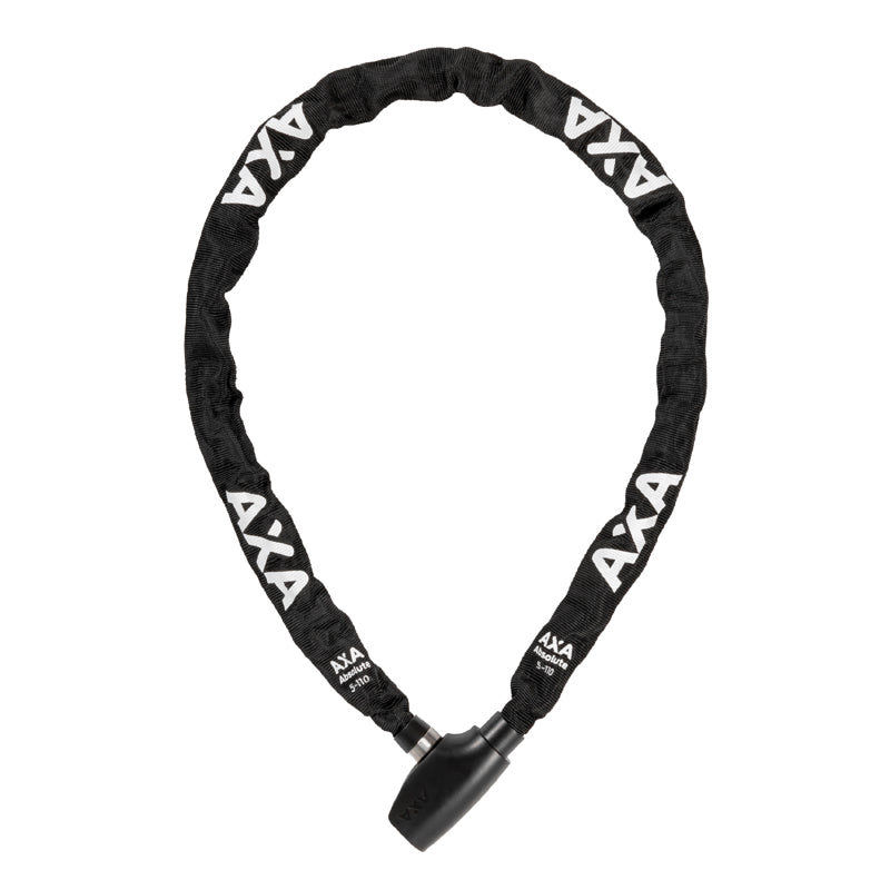 Antivol Vélo Chaîne A Clé Axa Absolute Diam 5 mm L1.10M Noir - Sécurité Niveau 7-15