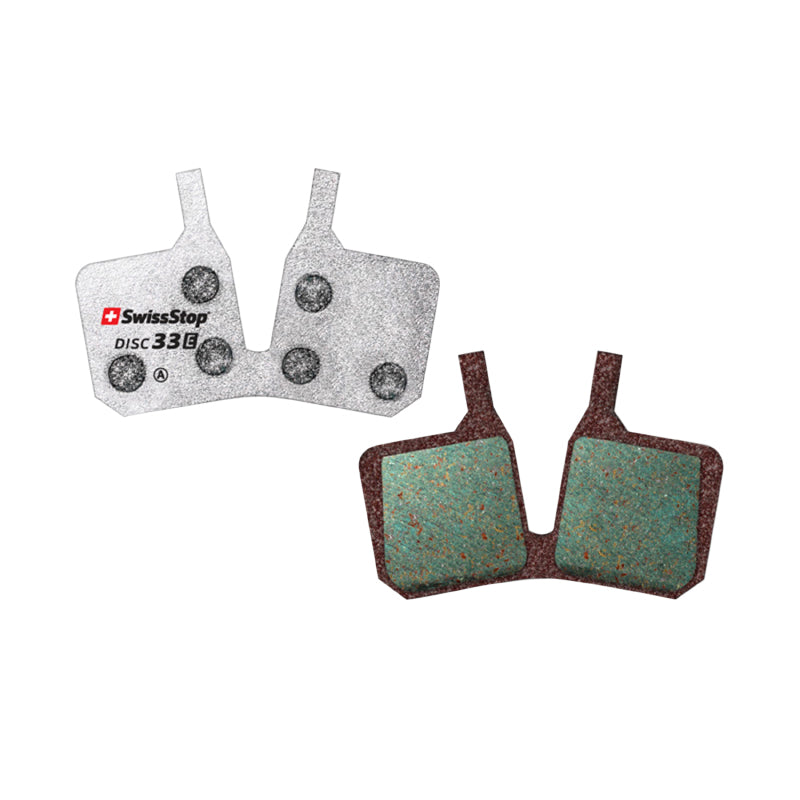 Plaquette De Frein VTT Magura Mt5 -Mt7 - Mt9 (Swissstop Organic - Disc 33E) (Paire Sur Carte) - Compatible VAE