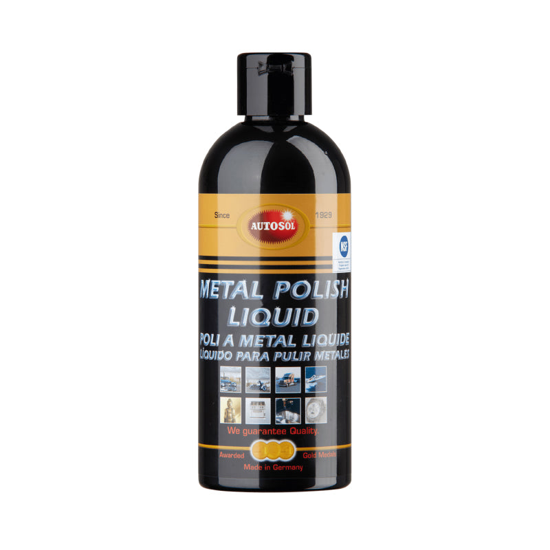 Polish Métal Autosol Liquid (Flacon 250 Ml) (Entretien Tous Metaux : Alu, INOX, Acier...) (Made In Germany - Qualite Pre
