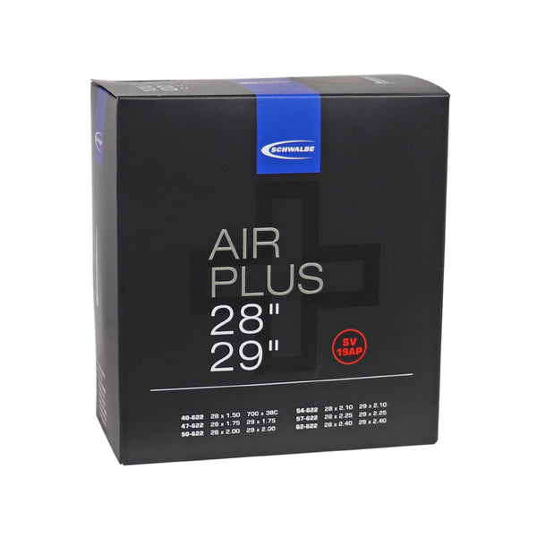 Chambre A Air Vélo 29 X 1.75-2.40 Et 700 X 40-60 Schwalbe Air Plus Renforcé Valve Alu Presta Obus Demontable (Sv19Ap)