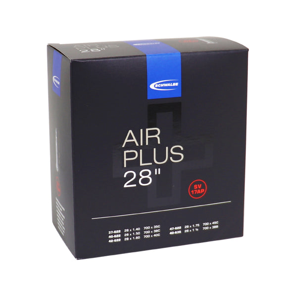 Chambre A Air Vélo 700 X 35-45 Schwalbe Air Plus Renforcé Valve Alu Presta Obus Demontable (Sv17Ap)