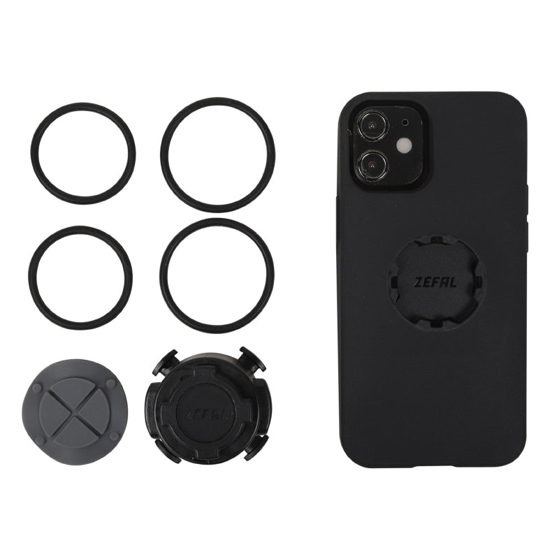 Support Smartphone-Telephone Zefal Z Console Lite Avec Protection Pour Iphone 12 Mini (5.4") Étanche Avec Support Rotati