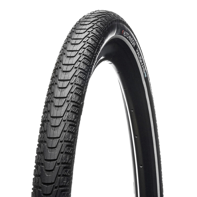 Pneu VTT Urbain - VAE 26 X 1.75 Hutchinson Haussmann Infinity Protect Noir Tr Reinforced 5 mm Flanc Reflex (47-559) Homo