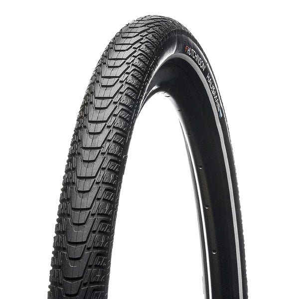 Pneu VTT Urbain - VAE 26 X 1.75 Hutchinson Haussmann Infinity Protect Noir Tr Reinforced 5 mm Flanc Reflex (47-559) Homo