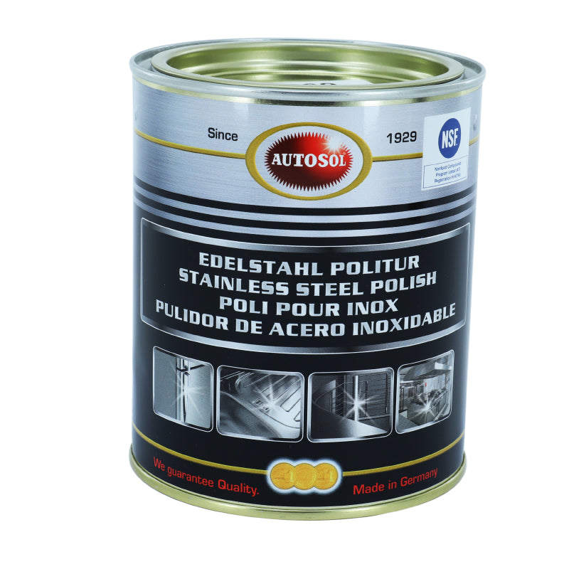 Polish Métal Autosol Stainless Steel Pour Acier Inoxydable (Pot 750 Ml) (Made In Germany - Qualite Premium)