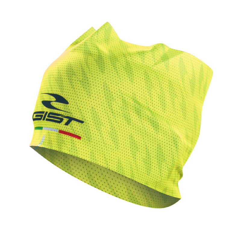Bandeau - Tour De Tête - Tour De Cou Mi-Saison Gist Multiuso Jaune Fluo