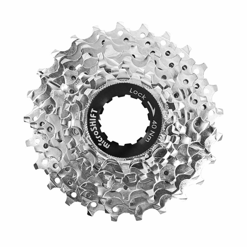 Cassette 10V. Microshift 11-25 Pour Shimano-Sram Route Argent (Vendu A L Unite) (11-12-13-14-15-17-19-21-23-25)