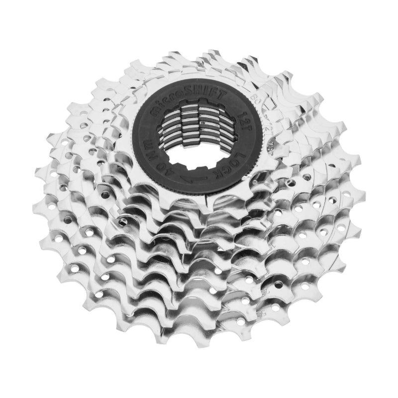 Cassette 9V. Microshift 12-25 Pour Shimano-Sram Route Argent (Vendu A L Unite) (12-13-14-15-17-19-21-23-25) (Offre Spéci