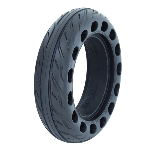 Pneu Trottinette Plein Alveole 200 X 50 Noir (Diamètre Intérieur 110 mm)