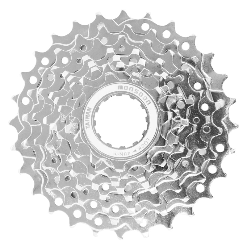 Cassette 8V. P2R 11-28 Pour Shimano-Sram VTT Argent (Vendu A L Unite) (11-12-14-16-18-21-24-28)