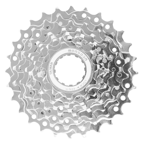Cassette 8V. P2R 11-28 Pour Shimano-Sram VTT Argent (Vendu A L Unite) (11-12-14-16-18-21-24-28)