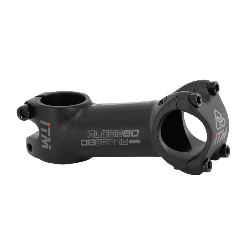 Potence Route-VTT Itm Alcor Noir Deco Mat Reversible 31,8 Angle 10° L 90 mm 164G