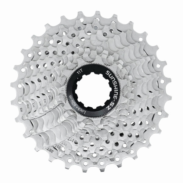 Cassette 11V. P2R 11-28 Pour Shimano-Sram Route Argent (Vendu En Boite) (11-12-13-14-15-16-17-19-21-24-28) (Offre Spécia
