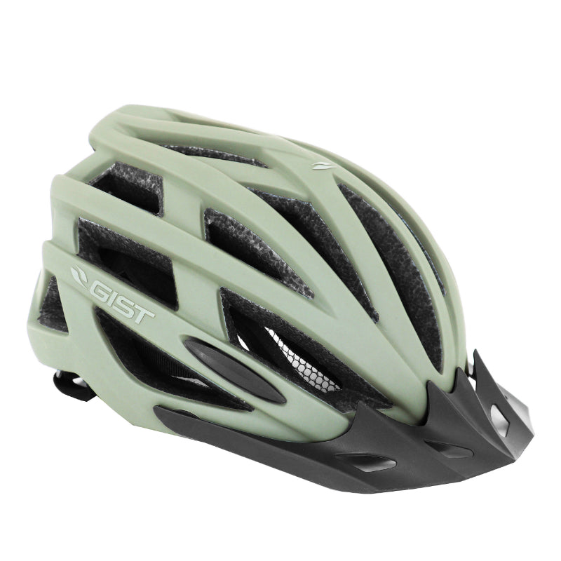 Casque Vélo Adulte Gist E-Bike Planet One Plus Urban Gris Mat In-Mold Taille 52-58 Réglage Molette 212 G - Éclairage Int