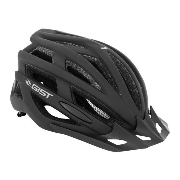 Casque Vélo Adulte Gist E-Bike Planet One Plus Urban Noir Mat In-Mold Taille 56-62 Réglage Molette 212 G - Éclairage Int