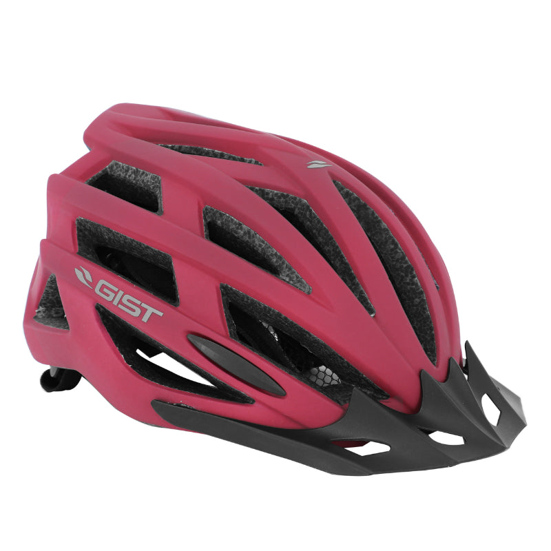 Casque Vélo Adulte Gist E-Bike Planet One Plus Urban Rose Mat In-Mold Taille 56-62 Réglage Molette 212 G - Éclairage Int