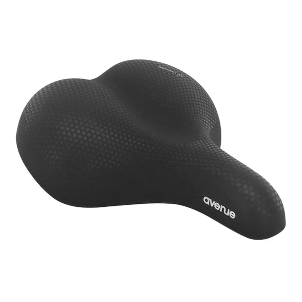 Selle Royal Avenue Gel Loisir Avec Canal Anatomique Elastomere Relaxed Noir 218X267 mm 730G