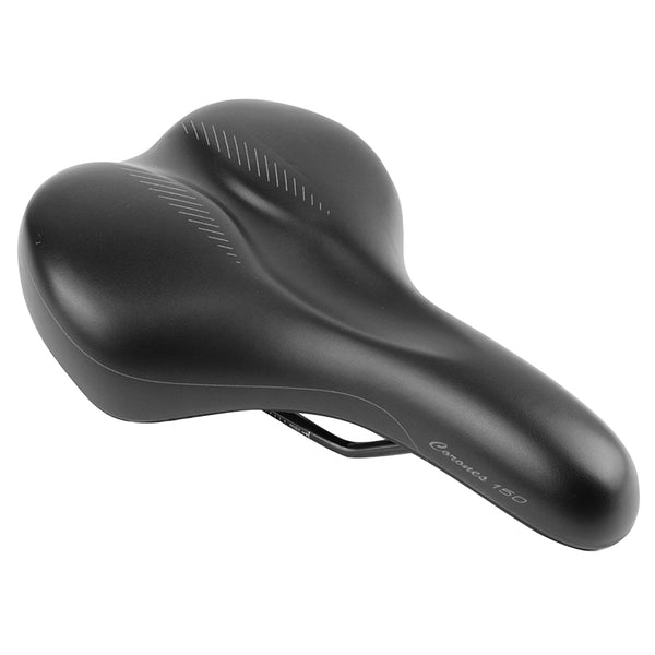 Selle Newton City Fluidynamic Double Densite Confort 50 Moderate Noir Homme 282X180 mm (Offre Spéciale)