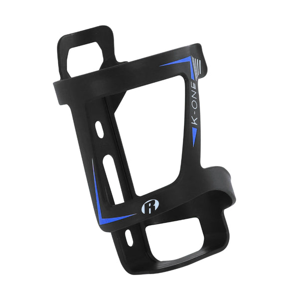 Porte Bidon Roto Composite Slide K-One Noir Deco Bleu Sortie Laterale Pour VAE (Vendu A L'Unite Sur Carte)
