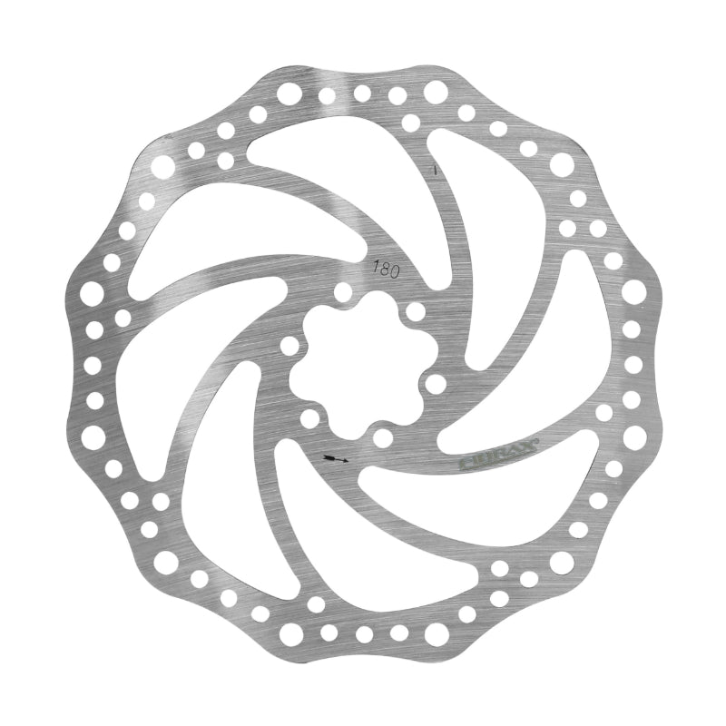 Disque De Frein VTT 6 Trous Fibrax Compatible Shimano Et Autres 180 mm