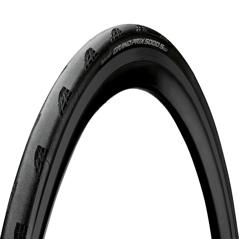 Pneu Route 700 X 25 Continental Grand Prix 5000S Noir Tubeless Ready Ts (25-622) -Gp5000 Str-