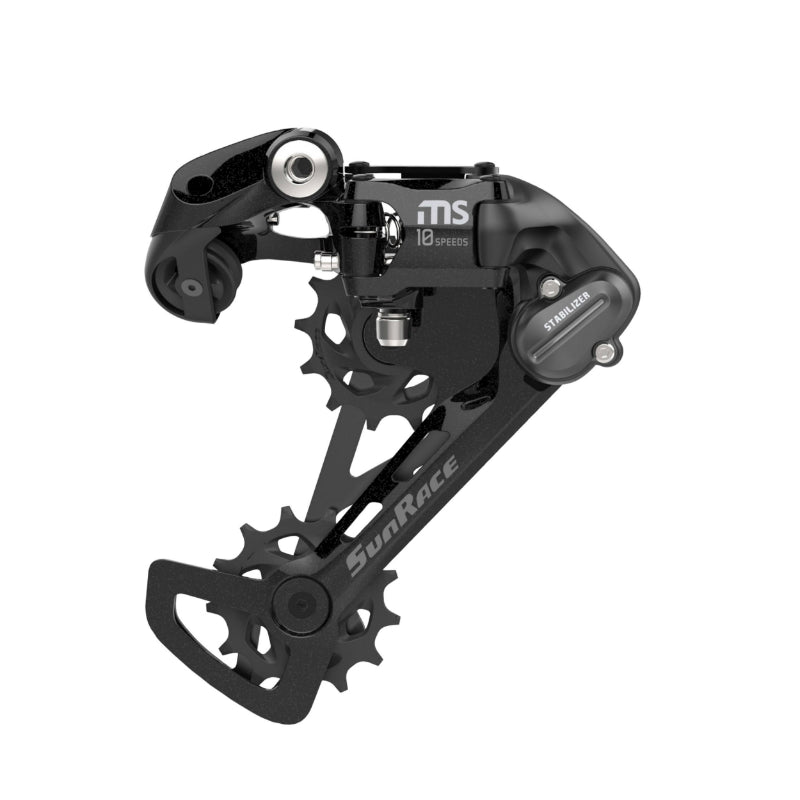 Dérailleur VTT Arrière Sunrace Ms100 10V. Chape Moyenne A Vis (Compatible Shimano)