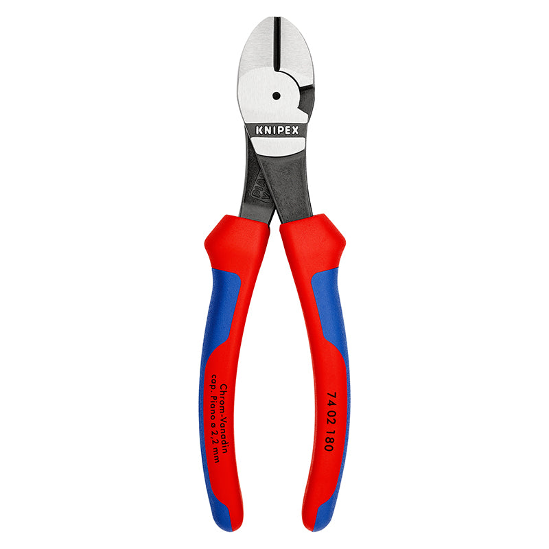 Pince Coupante Pro Knipex Robuste 180 mm Gris Antirouille Pour Épaisseur De Materiau De 2,2 A 3,8 mm Avec Poignée Ergono