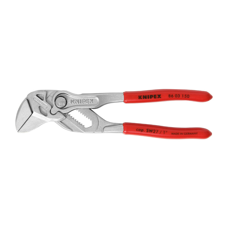 Pince-Clé Pro Knipex Robuste 150 mm Chrome (Outil Polyvalent) (86 03 150) -Made In Germany-