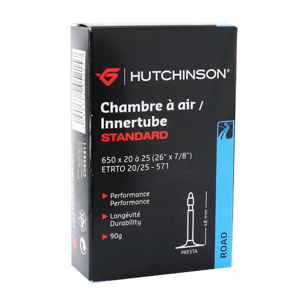 Chambre A Air Vélo 650 X 20-25 Hutchinson Valve Presta 48 mm