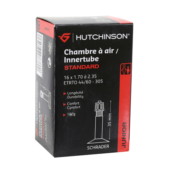 Chambre A Air Vélo 16 X 1.70-2.35 Hutchinson Valve Standard 40 mm