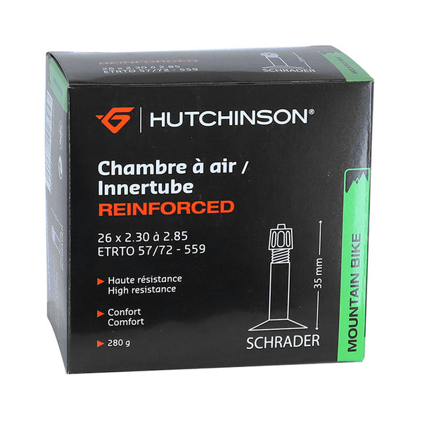 Chambre A Air Vélo 26 X 2.30-2.85 Hutchinson Reinforced Koloss Valve Standard 48 mm