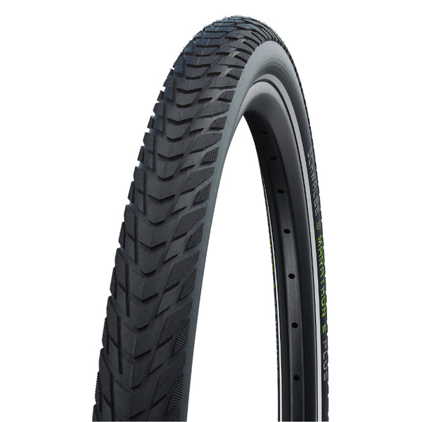 Pneu VTC - VAE Urbain 700 X 38 Schwalbe Marathon E-Plus Noir Tr (38-622) Renfort 5 mm Flanc Reflex Homologué VAE E50