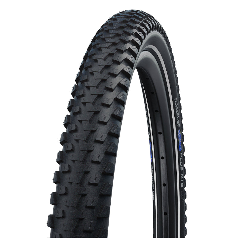 Pneu VTT Suv 29 X 2.25 Schwalbe Marathon Plus MTB Crampons Noir Tr (57-622) Renfort Flanc Reflex Homologué VAE E50