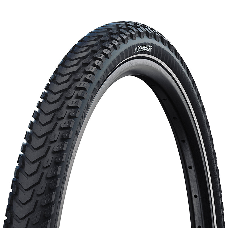 Pneu VTC Urbain 700 X 40 (28 X 1.60) Schwalbe Marathon Mondial Tr (42-622) Renfort 5 mm Flanc Reflex Noir