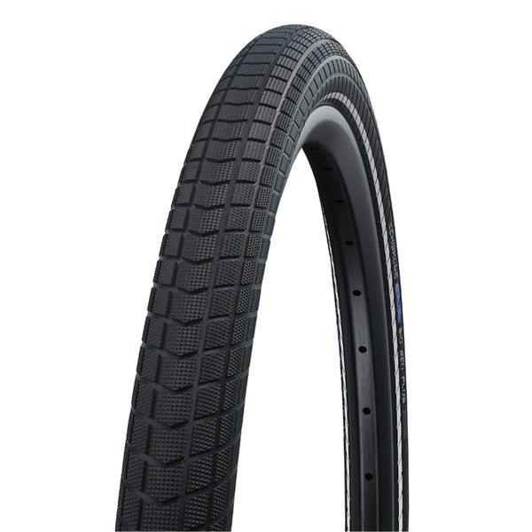Pneu VTT Urbain - VAE 20 X 2.15 Schwalbe Big Ben Plus Addix Noir Tr (55-406) Renfort Green-Guard Flanc Reflex Homologué 