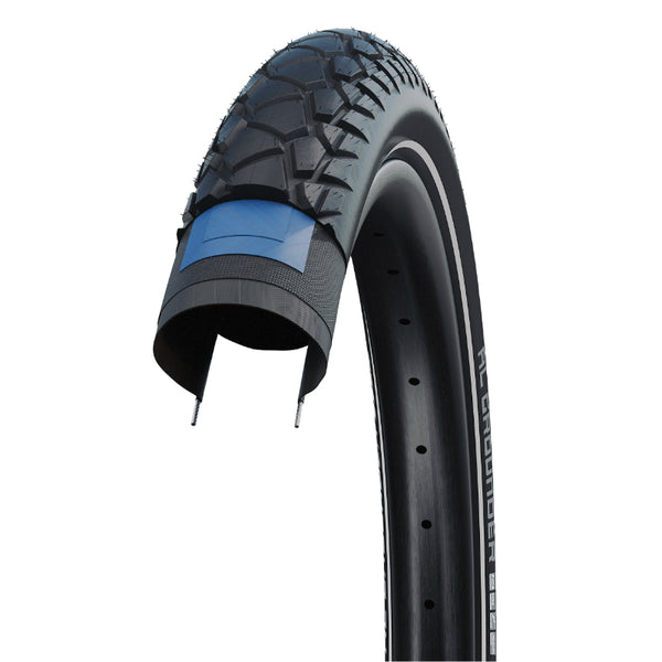 Pneu VTT Suv - VAE 27.5 X 2.35 Schwalbe Al Grounder Addix Performance Noir Tr (60-584) Double Defense Flanc Reflex Homol