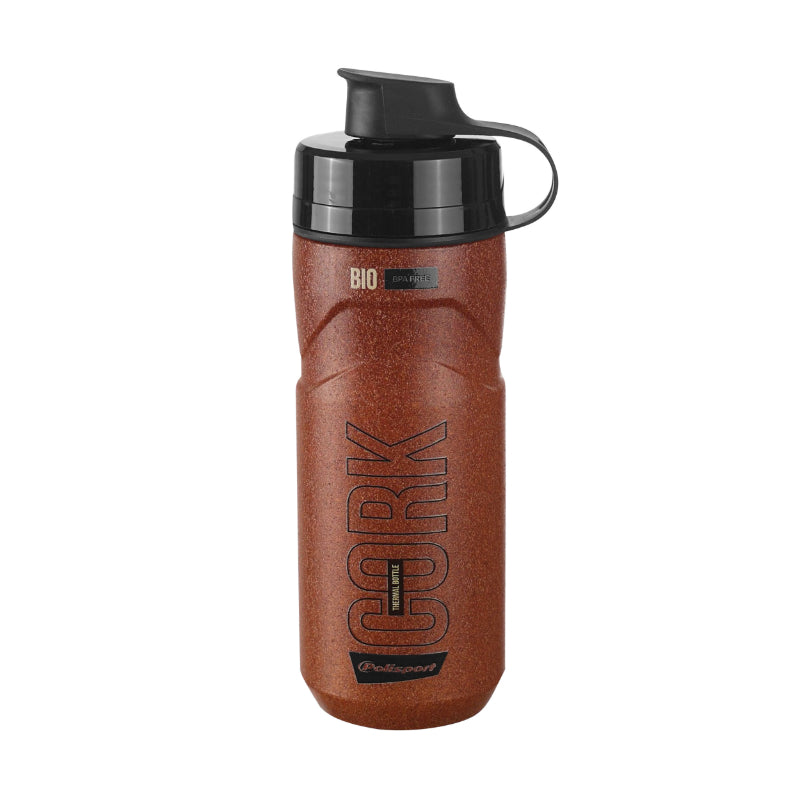 Bidon Isotherm Polisport 4H Hot-Cold Cork Bio Marron Recyclable 500Ml